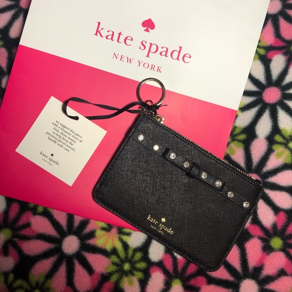 kate spade Handbags - Kate Spade | Bitsy Jeweled Key Chain Wallet